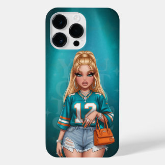 Gepersonaliseerde Amerikaanse Football Fan Telefoo iPhone 14 Pro Max Hoesje