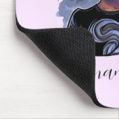 Gepersonaliseerde Amerikaanse mousserende Afrikaan Muismat (Hoek)