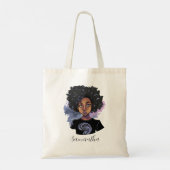 Gepersonaliseerde Amerikaanse mousserende Afrikaan Tote Bag (Achterkant)