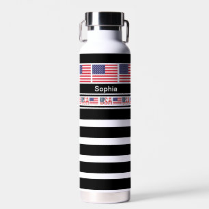 Gepersonaliseerde Amerikaanse Patriottische Vlag, Waterfles