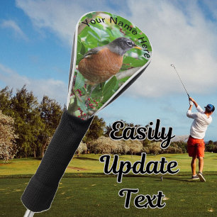 Gepersonaliseerde Amerikaanse Robin Golfheadcover