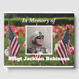 Gepersonaliseerde Amerikaanse Veteraan Afbeelding  Gastenboek