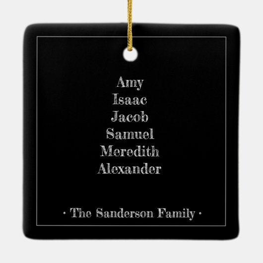 Gepersonaliseerde Amerikaanse vlag kerstboom Keramisch Ornament (Achterkant)