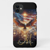 Gepersonaliseerde Amerikaanse vlag - Stars and Str Case-Mate iPhone Case (Achterkant)
