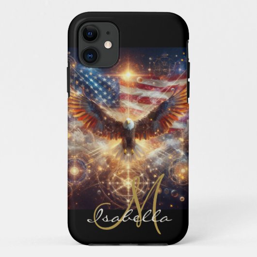 Gepersonaliseerde Amerikaanse vlag - Stars and Str Case-Mate iPhone Case (Achterkant)