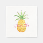 Gepersonaliseerde ananas servet (Voorkant)