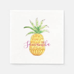 Gepersonaliseerde ananas servet