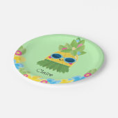 Gepersonaliseerde ananasmeisjes mevrouw Onederful  Papieren Bordje (Gekanteld)