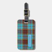 Gepersonaliseerde ANDERSON Tartan Bagage Labels He (Voorkant verticaal)