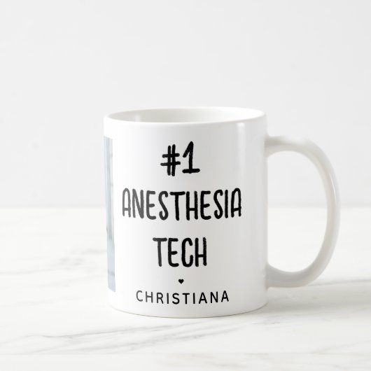 Gepersonaliseerde Anesthesie Tech Foto Koffiemok (Rechts)