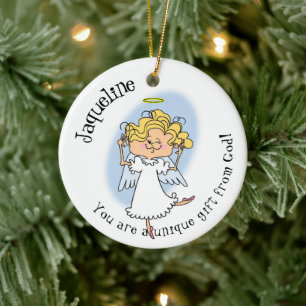 Gepersonaliseerde Angel Gift van God Ornament