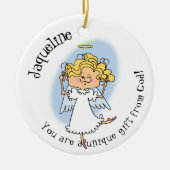 Gepersonaliseerde Angel Gift van God Ornament (Voorkant)