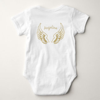 GEPERSONALISEERDE ANGEL WINGS BABY BODYSUIT
