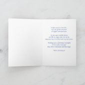 Gepersonaliseerde  Angel Xmas Kaart (Binnen)