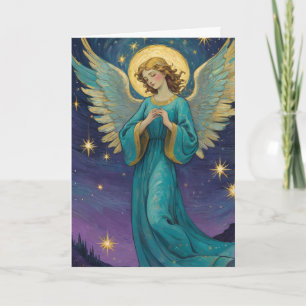 Gepersonaliseerde Angel Xmas Kaart