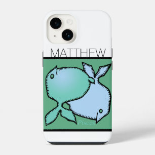 Gepersonaliseerde animatie voor Zodiac Sign Pisces iPhone 14 Hoesje