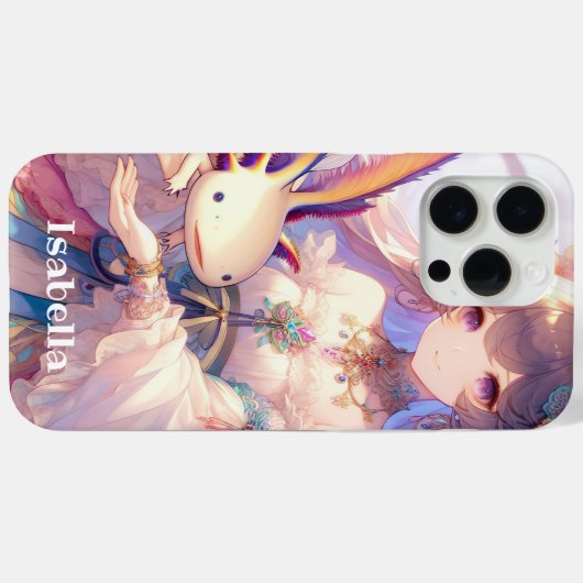 Gepersonaliseerde anime meisjes Case-Mate iPhone case (Achterkant (horizontaal))