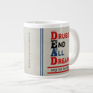 Gepersonaliseerde Anti Drugs Quote Drugs Verpesten Grote Koffiekop