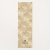 Gepersonaliseerde Antiek goudmaaltijd Yogamat (Voorkant)