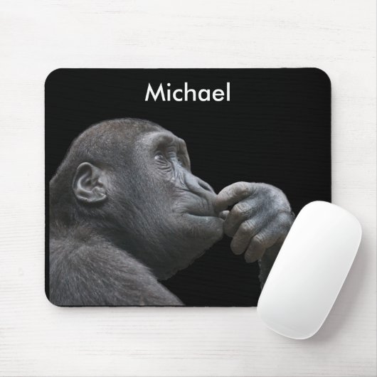 Gepersonaliseerde apenbedrijven muismat (Met muis)