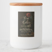 Gepersonaliseerde  Apothecary Jar Gift Voedselcontainer Etiket (Voorkant)