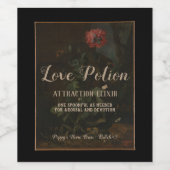 Gepersonaliseerde  Apothecary Jar Love Potion Wijn Etiket (Enkel label)
