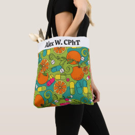 Gepersonaliseerde Apotheek Canvas tas Retro Sinaas