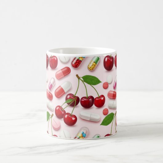 Gepersonaliseerde apotheek Mok Roze Kersen (Center)