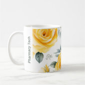 Gepersonaliseerde apotheek Mok Yellow Roses (Links)
