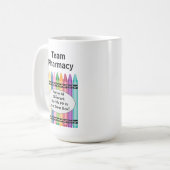 Gepersonaliseerde Apotheek Technicus Grote Koffie  Koffiemok (Voorkant links)