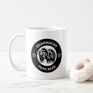 Gepersonaliseerde Apotheker Papa Beer Koffie Mok