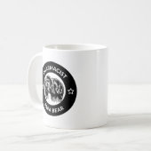 Gepersonaliseerde Apotheker Papa Beer Koffie Mok (Voorkant links)