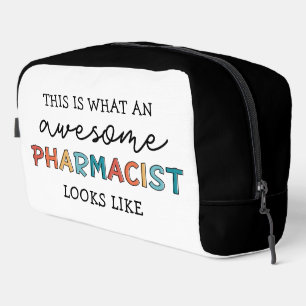 Gepersonaliseerde apotheker Retro Geweldige apothe Toilettasje