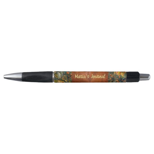 Gepersonaliseerde appelboomgaard met naam pen (Voorkant)