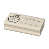 Gepersonaliseerde Apple Sign en Return Rubberstempel (Stempel)