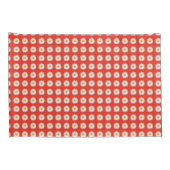 Gepersonaliseerde Applique Hearts Gingham Daisies Kussensloop (Achterkant-Rechts)