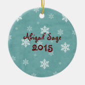 Gepersonaliseerde Appy Feestdagen Paard Ornament (Voorkant)