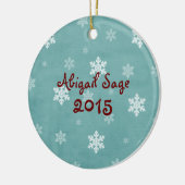 Gepersonaliseerde Appy Feestdagen Paard Ornament (Links)