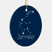 Gepersonaliseerde Aquarius Constellation Ornament (Rechts)