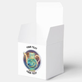 GEPERSONALISEERDE Aquarius ZODIAC TEKEN Bedankdoosjes