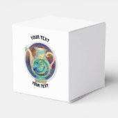 GEPERSONALISEERDE Aquarius ZODIAC TEKEN Bedankdoosjes (Achterkant)