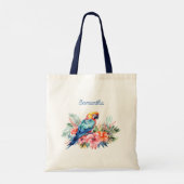 Gepersonaliseerde Ara Papegaai Tote Bag (Achterkant)