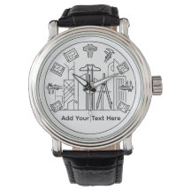 gepersonaliseerde architect, ingenieurs horloge