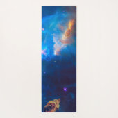Gepersonaliseerde Aries Zodiac Blue Yoga Mat (Achterkant)