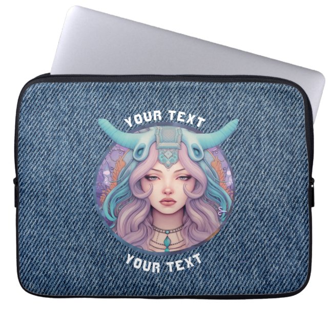 GEPERSONALISEERDE ARIES ZODIAC TEKEN LAPTOP SLEEVE (Voorkant)