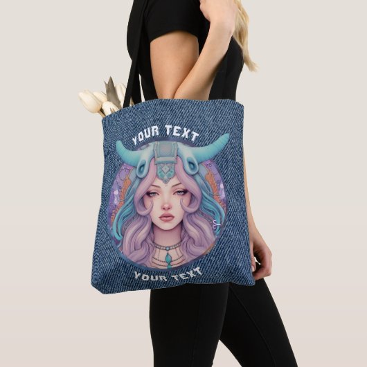 GEPERSONALISEERDE ARIES ZODIAC TEKEN TOTE BAG (Dichtbij)