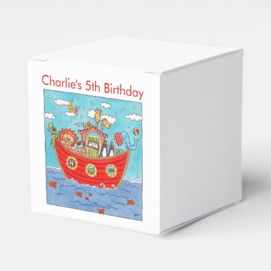 Gepersonaliseerde Ark van Noach Bedankdoosjes (Voorkant Zijde)