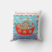 Gepersonaliseerde Ark van Noach Kussen (Achterkant)