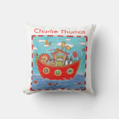 Gepersonaliseerde Ark van Noach Kussen (Voorkant)