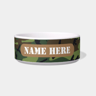GEPERSONALISEERDE ARMY CAMO BOWL VOERBAKJE